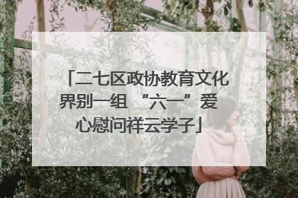 二七区政协教育文化界别一组 “六一”爱心慰问祥云学子